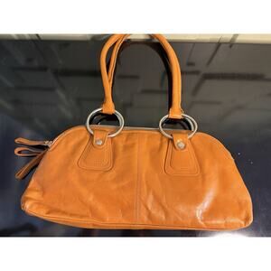 Latico‎ Leather Shoulder Bag In Orange